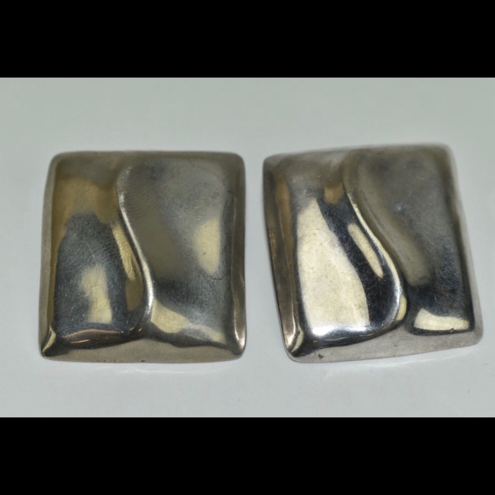 Vintage 925 Sterling Silver Earrings